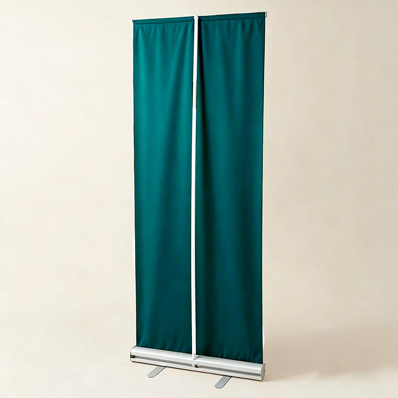 Custom Retractable Banner With Stand Personalized Rectangular Backdrop
