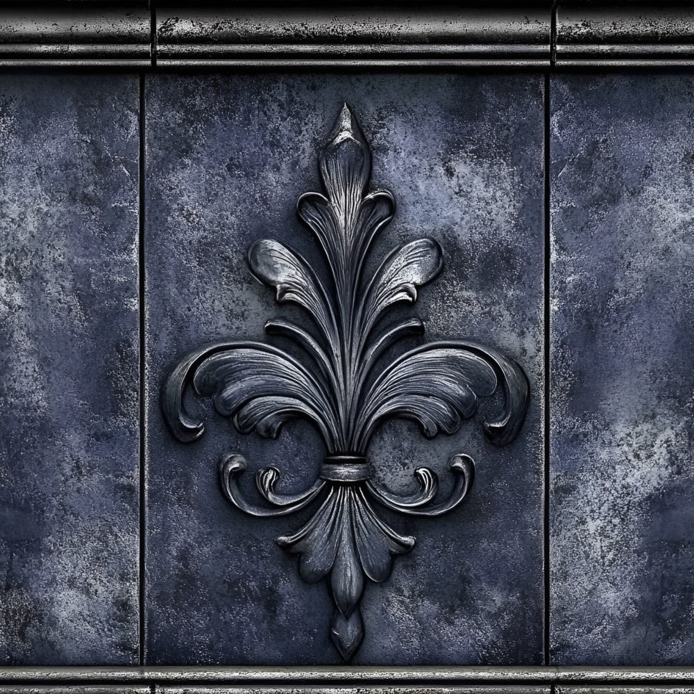 Retro Theme Backdrop Antique Metal Flower Wall Backdrop CSH2-257