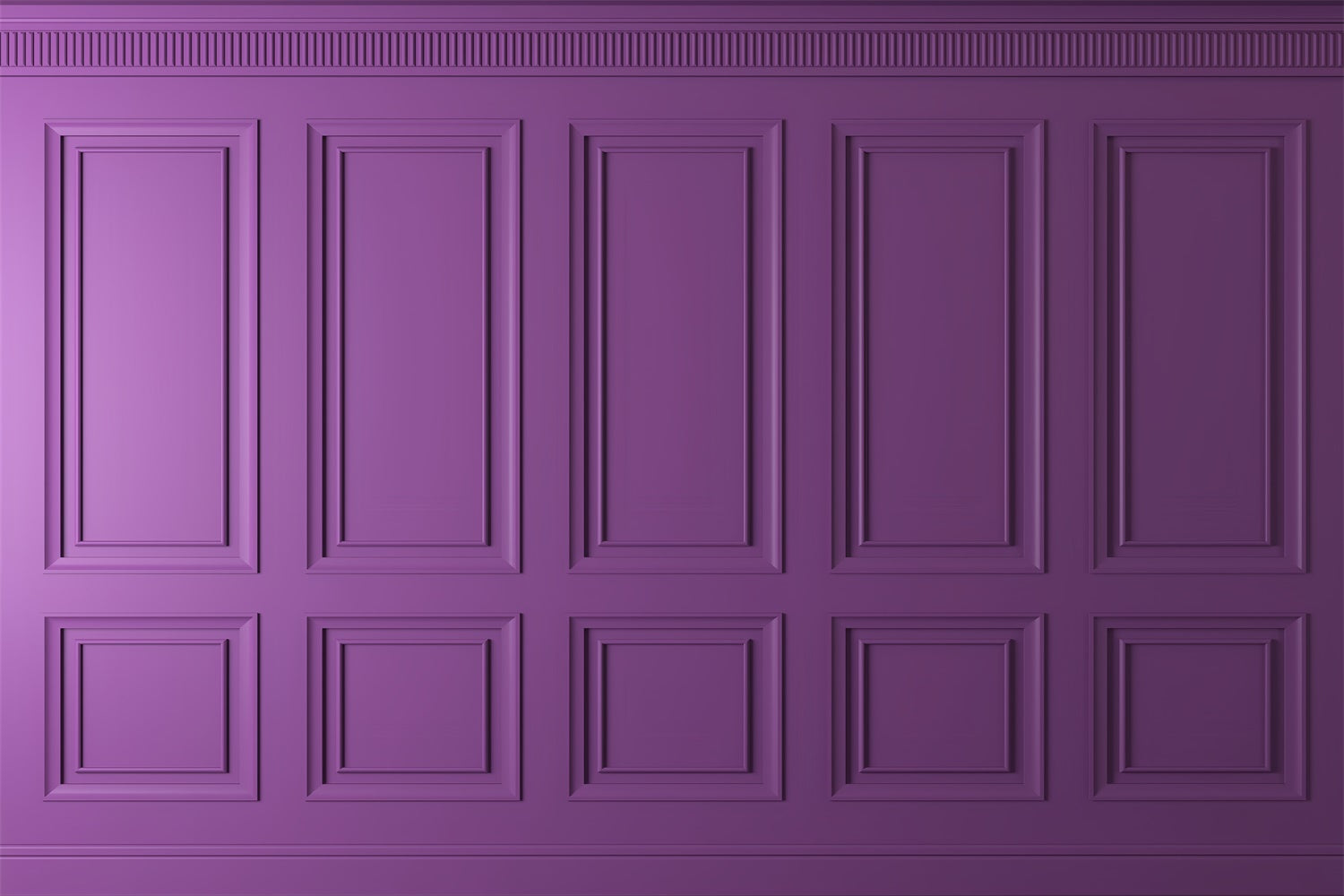 Vintage Wall Backdrop Regal Purple Paneled Wall Backdrop CSH2-264
