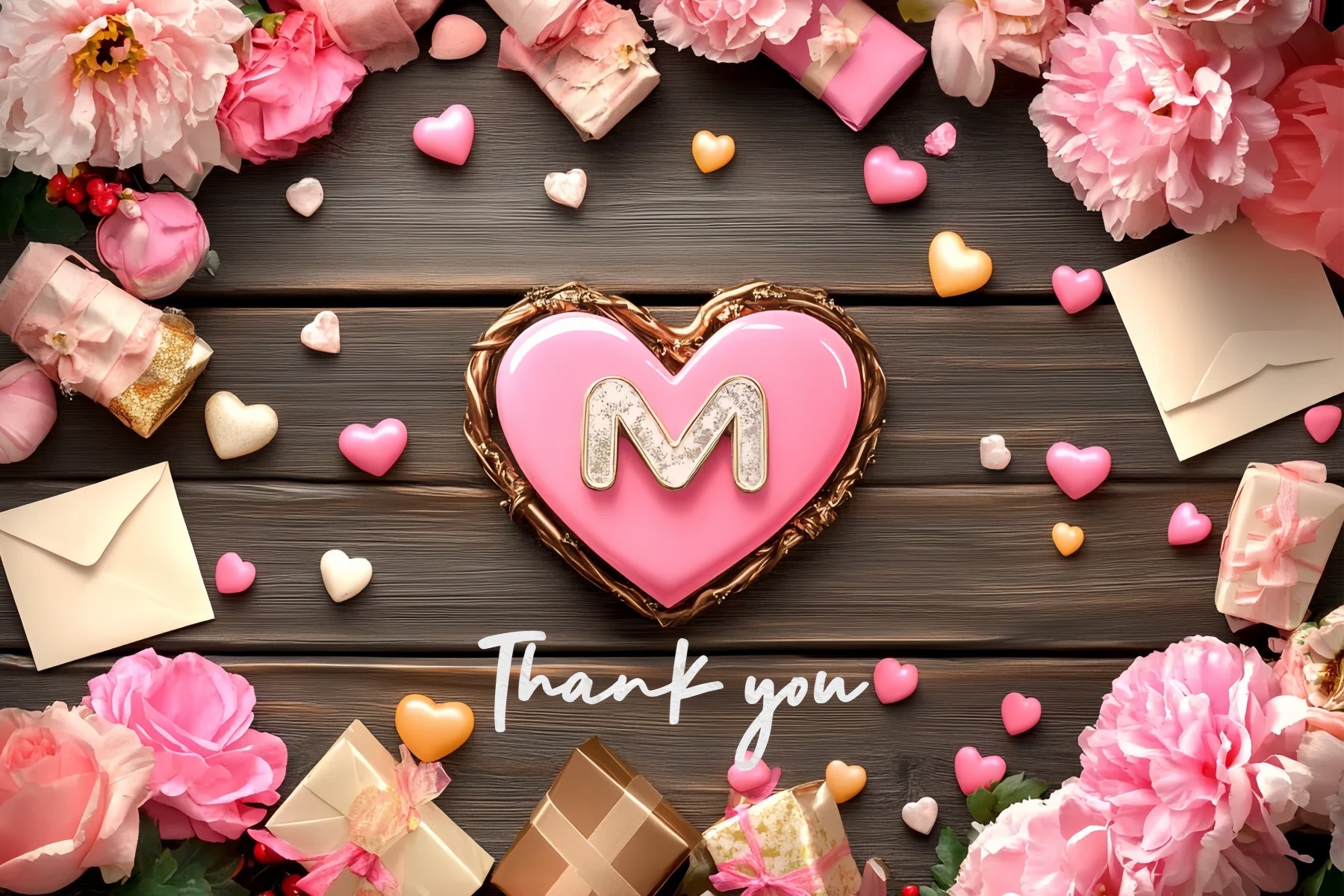 Mothers Day Photo Backdrop Love Flowers Celebration Custom Backdrop CSH3-164