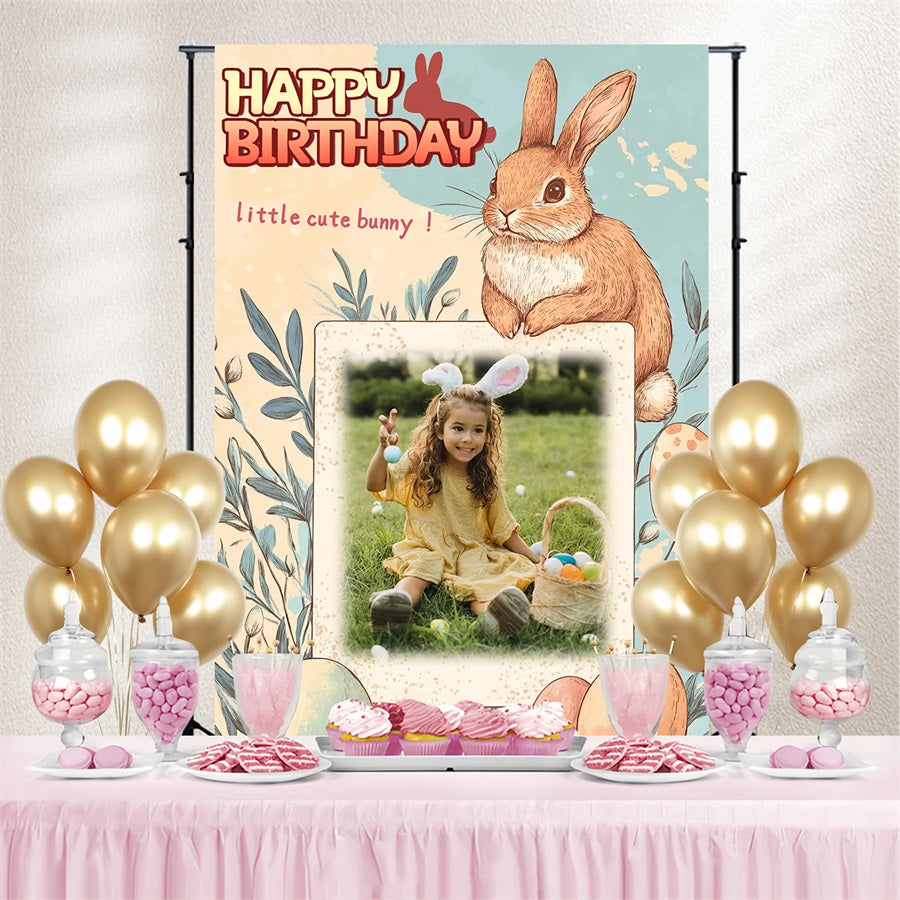 Easter Egg Backdrop Egg Hunt Wonderland Personalized Backdrop CSH3-221