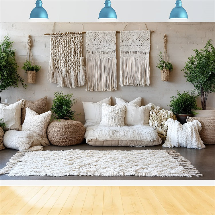 Boho Photography Backdrop Wall Hanging Macrame Backdrop CSH4-131