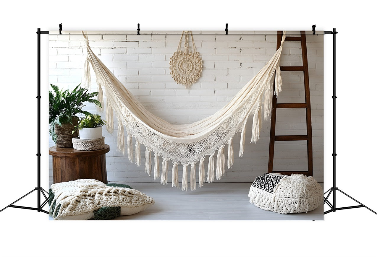 Boho Backdrops Cozy Hanging Hammock Backdrop CSH4-151