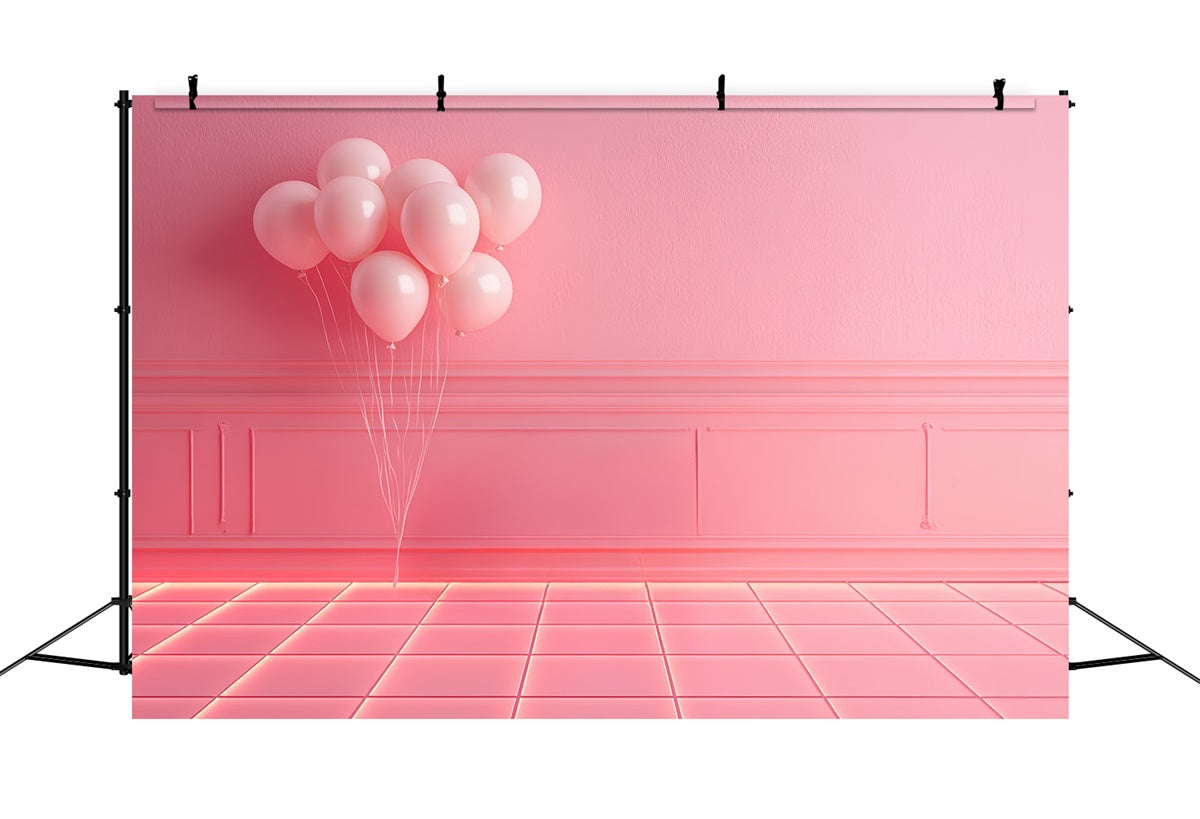 Backdrop Portrait Photography Blush Pink Balloon Backdrop CSH4-177
