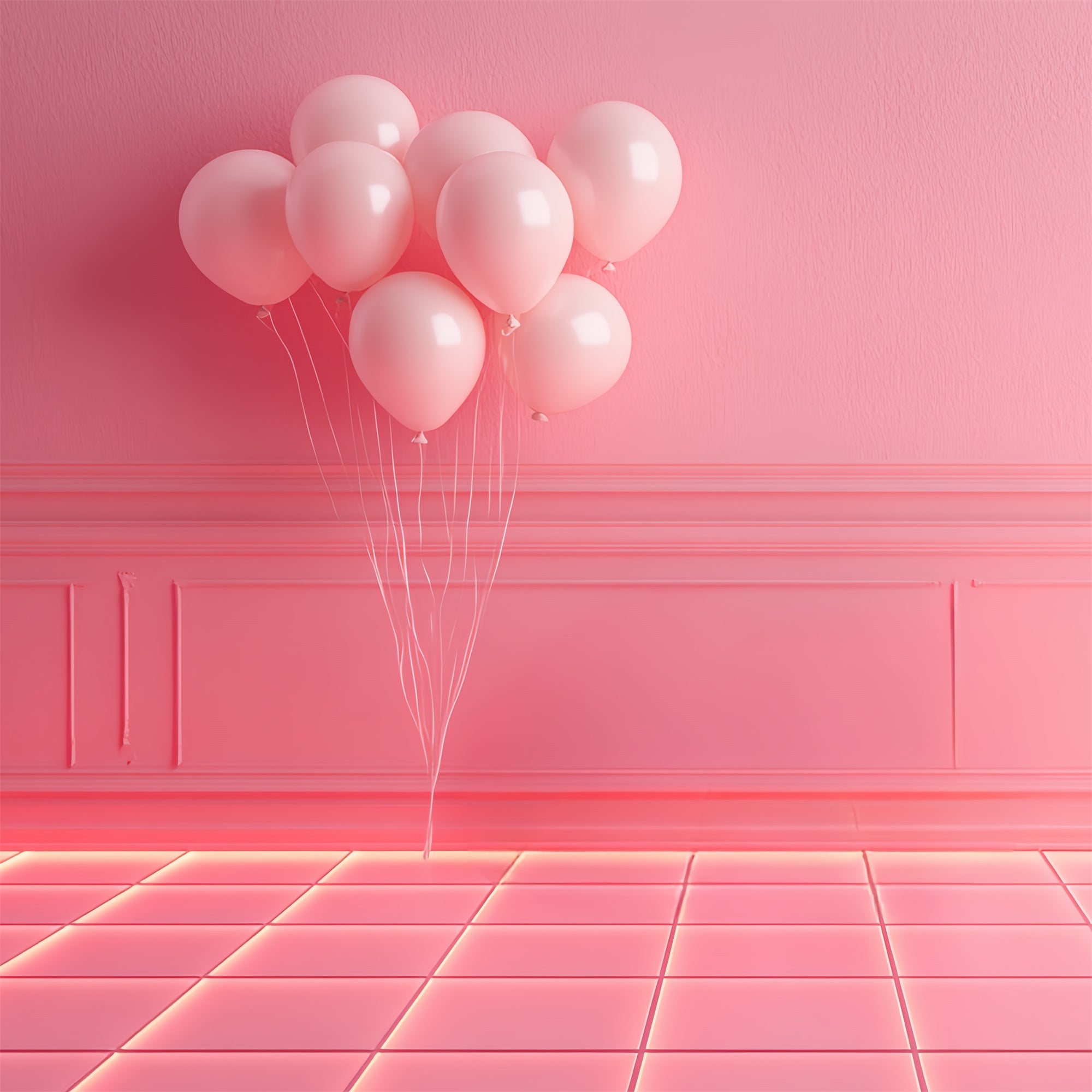 Backdrop Portrait Photography Blush Pink Balloon Backdrop CSH4-177