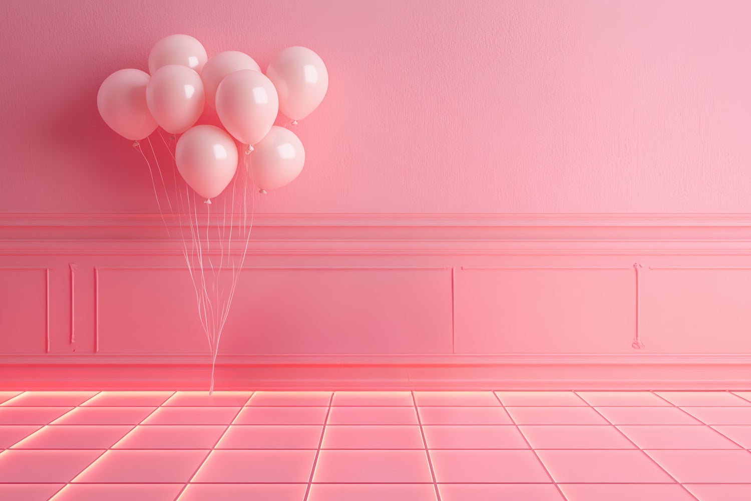 Backdrop Portrait Photography Blush Pink Balloon Backdrop CSH4-177