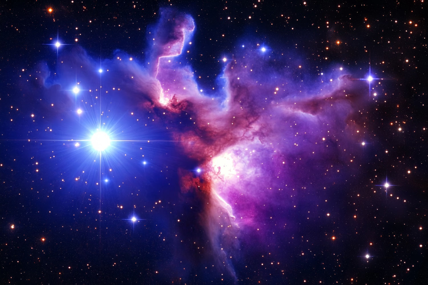 Portrait Backdrops Vibrant Starry Cosmos Dream Backdrop CSH4-180