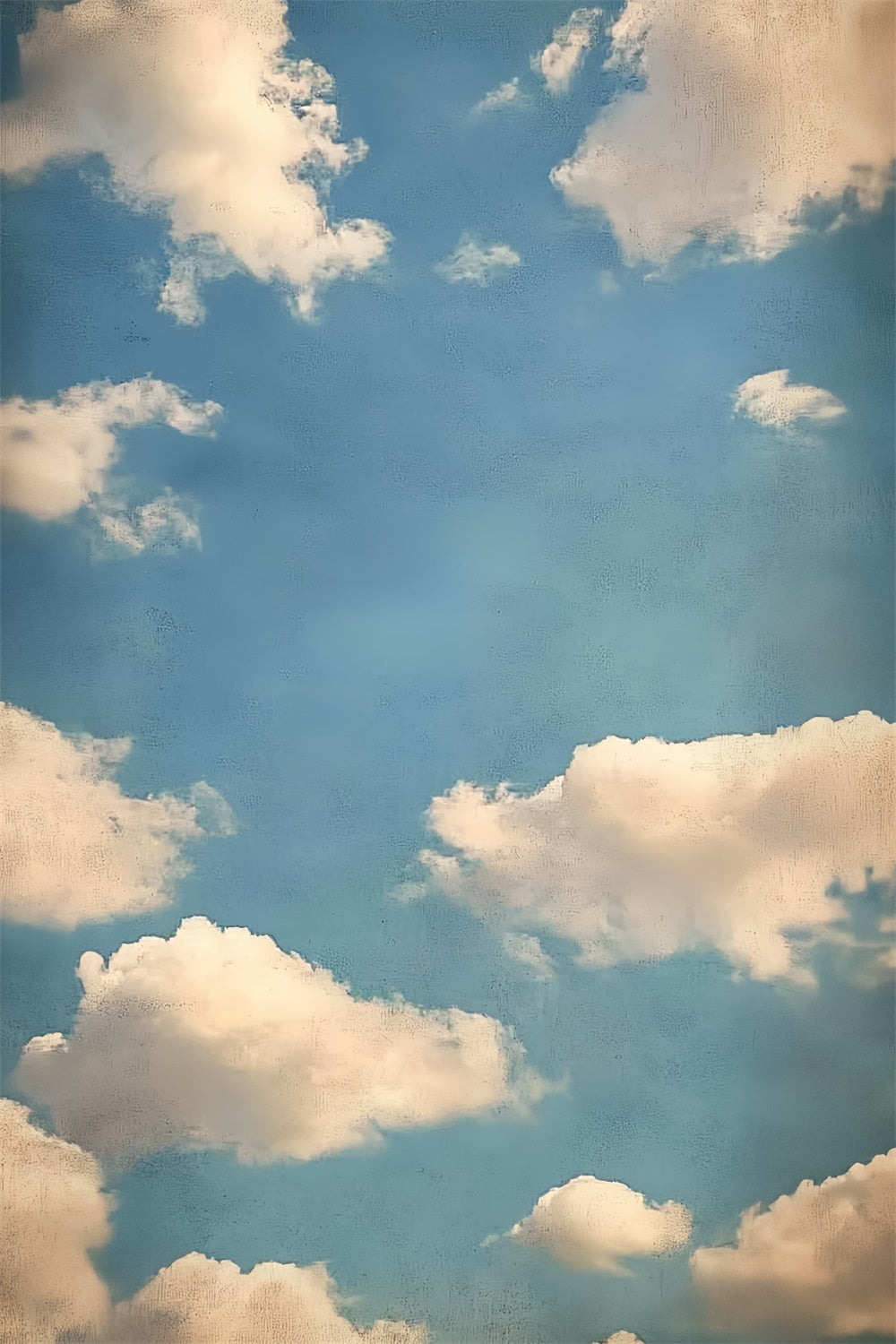 Portrait Studio Backdrops Tranquil Blue Sky Cloud Backdrop CSH4-182