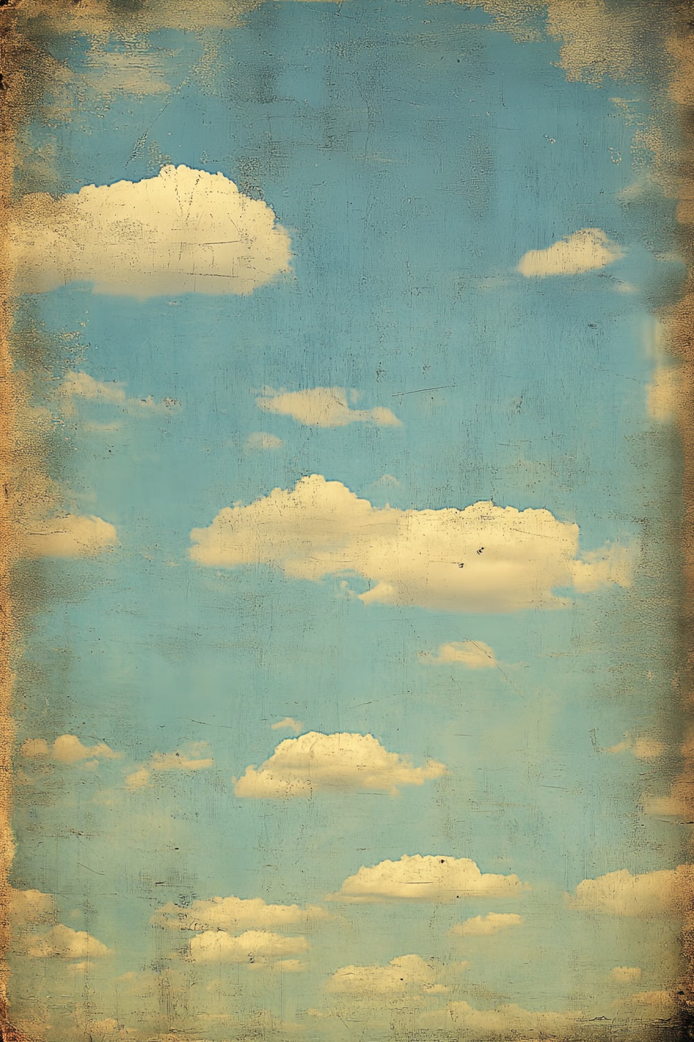 School Photo Backdrops Antique Sky Cloud Portrait Backdrop CSH4-183