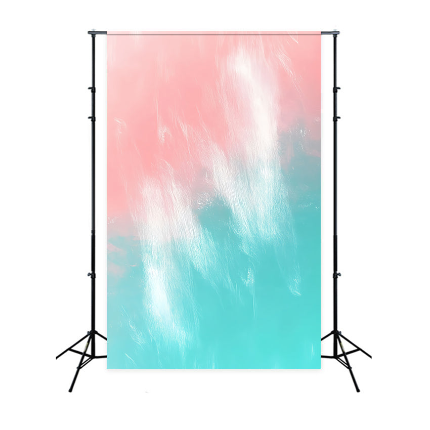 Portrait Photo Backdrop Pastel Pink Blue Gradient Backdrop CSH4-185
