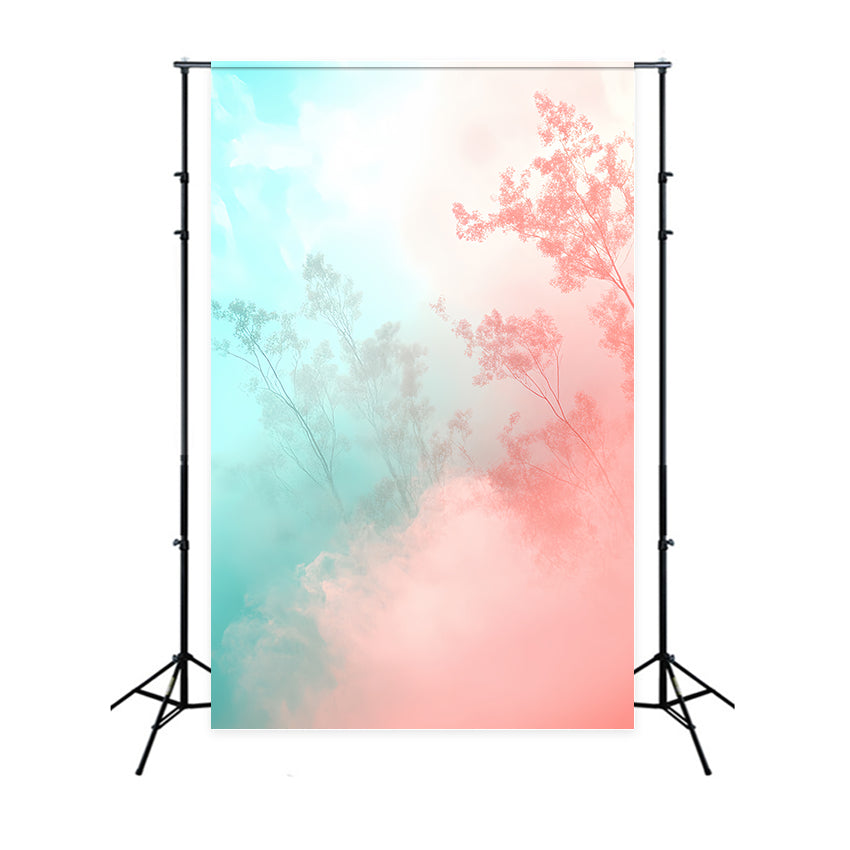 School Portrait Backdrops Gradient Woodland Mist Backdrop CSH4-186