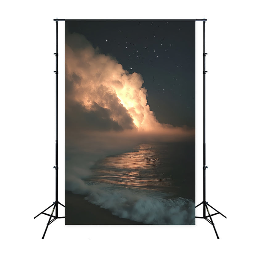 Portrait Photography Backdrops Dreamy Night Sky Sea Backdrop CSH4-191