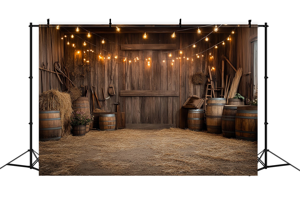 Barn Wood Backdrop Wood Wall Hanging Tools Backdrop CSH4-213