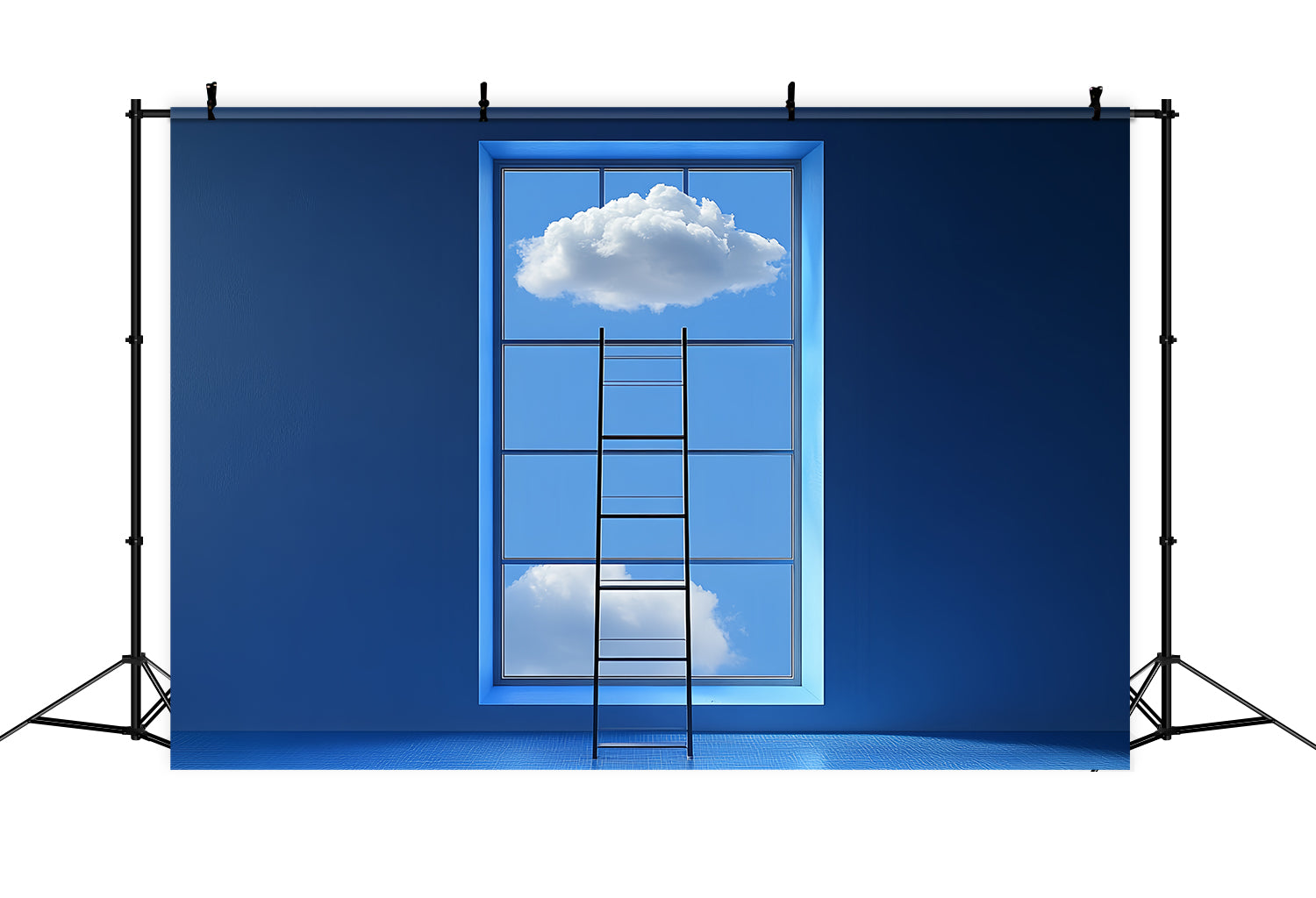 Sky Backdrop For Photography Calm Sky Puffy Cloud Backdrop CSH4-237