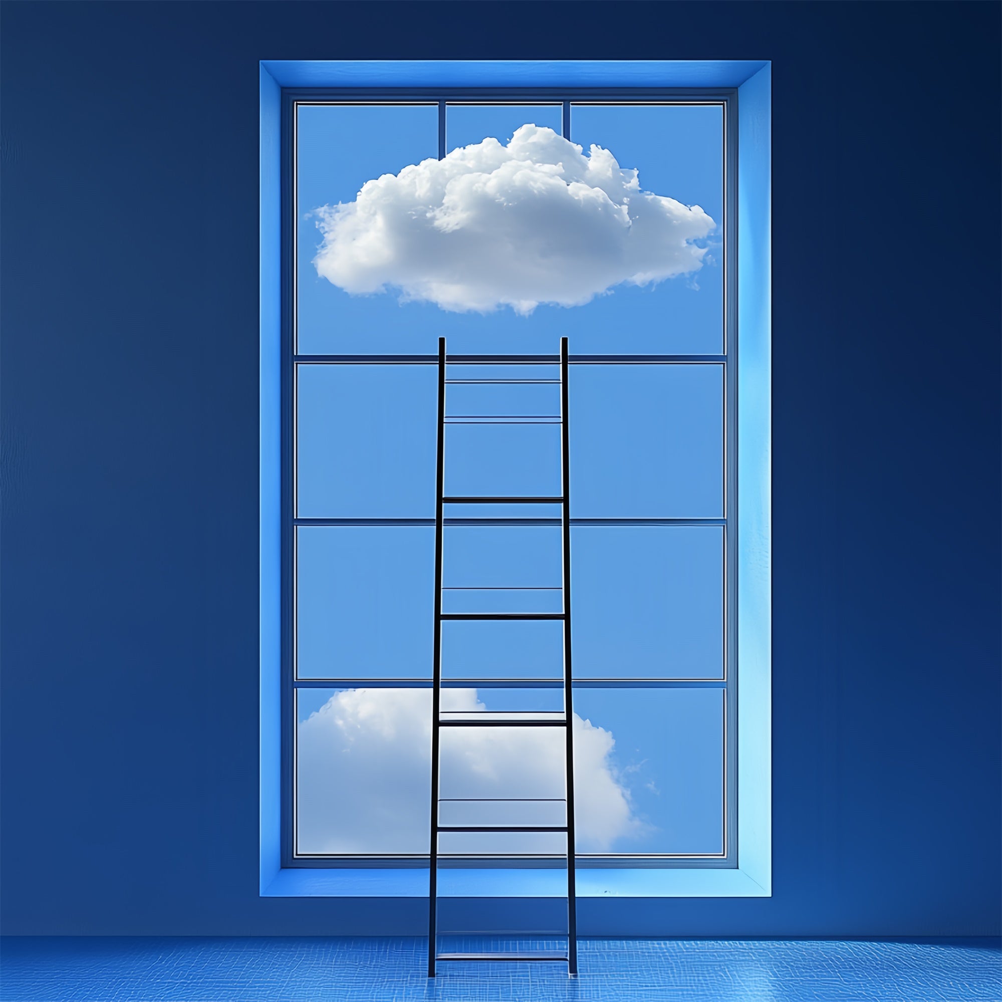 Sky Backdrop For Photography Calm Sky Puffy Cloud Backdrop CSH4-237