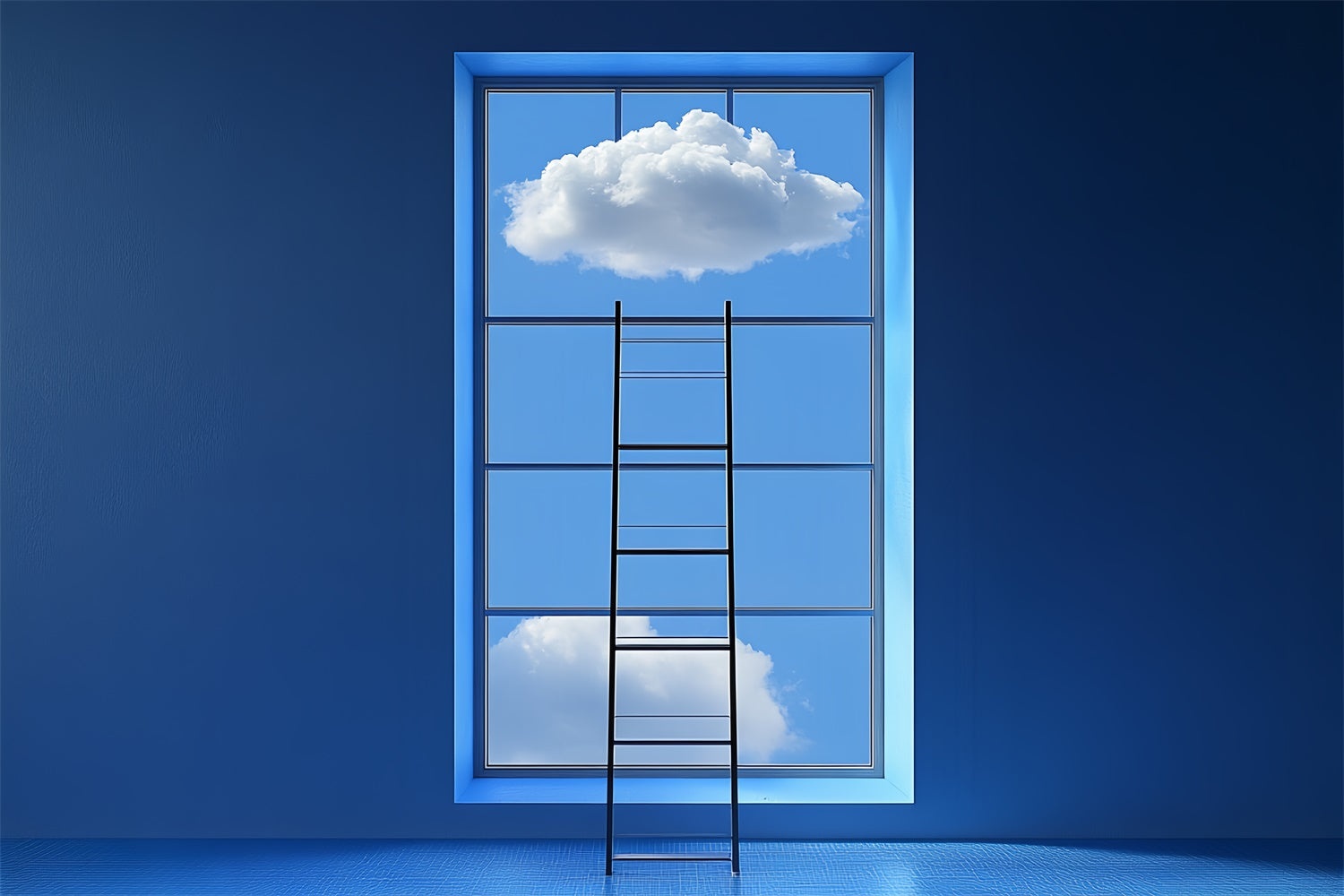 Sky Backdrop For Photography Calm Sky Puffy Cloud Backdrop CSH4-237