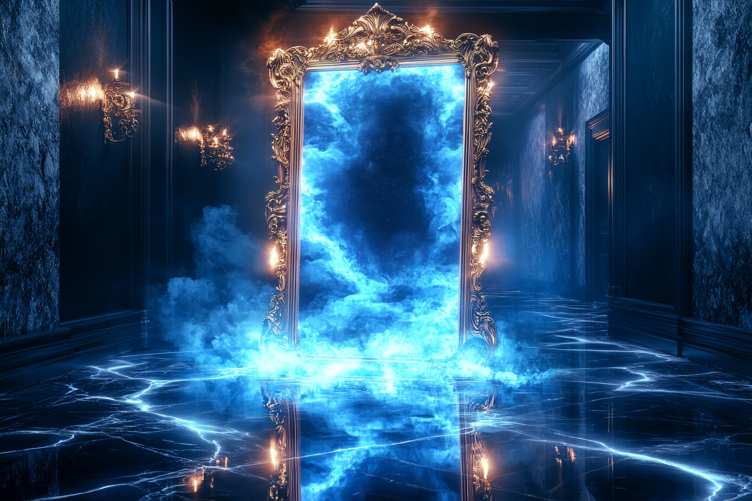 Clouds Photo Backdrop Baroque Portal Cloud Mist Backdrop CSH4-239