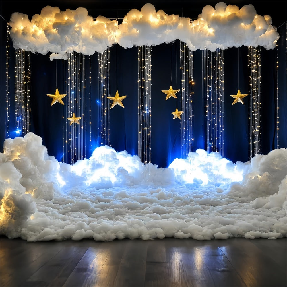 Cloud Backdrop Photography Twinkle Star Cloud Fantasy Backdrop CSH4-246