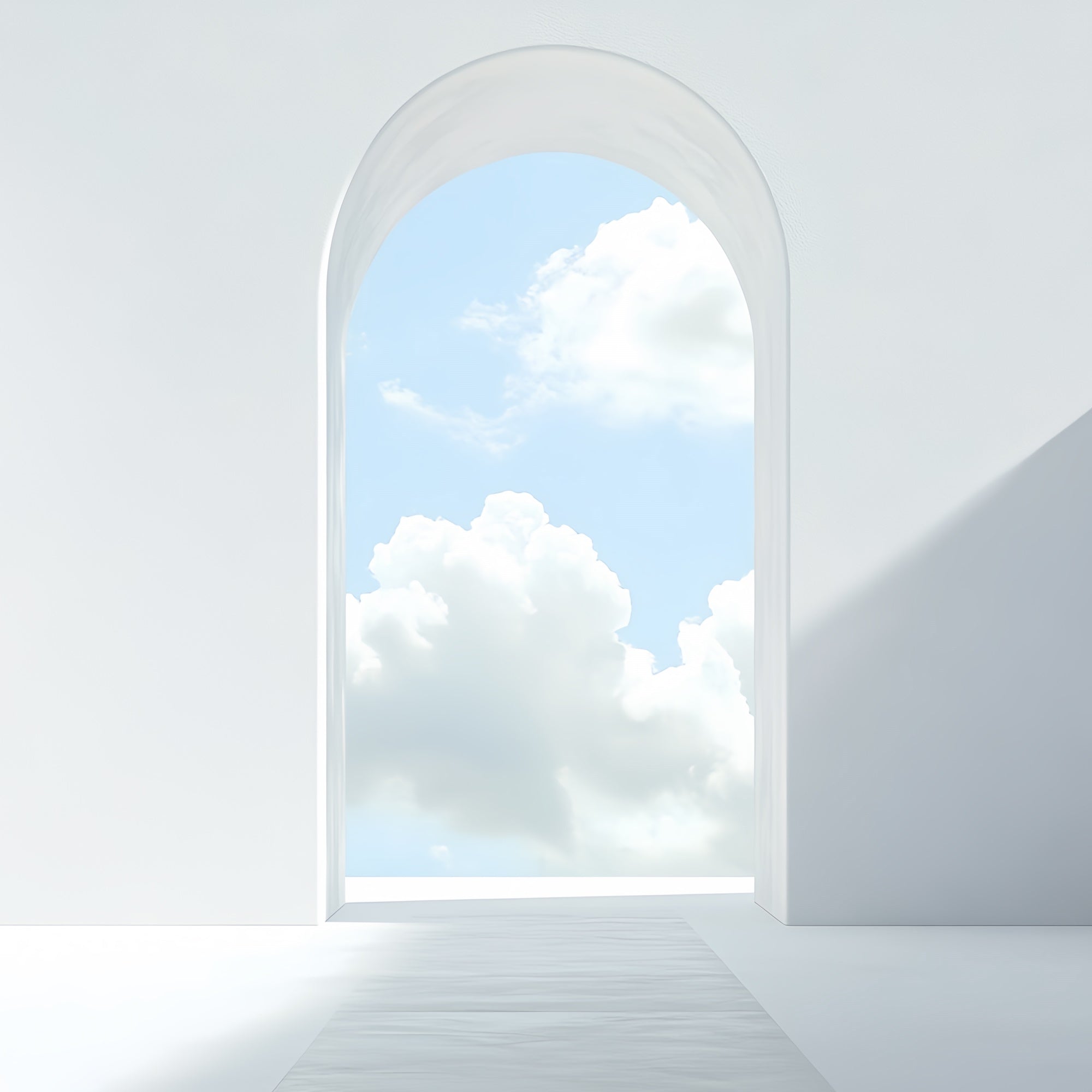 Sky Backdrop Clouds Minimalist Archway Cloud Sky Backdrop CSH4-255
