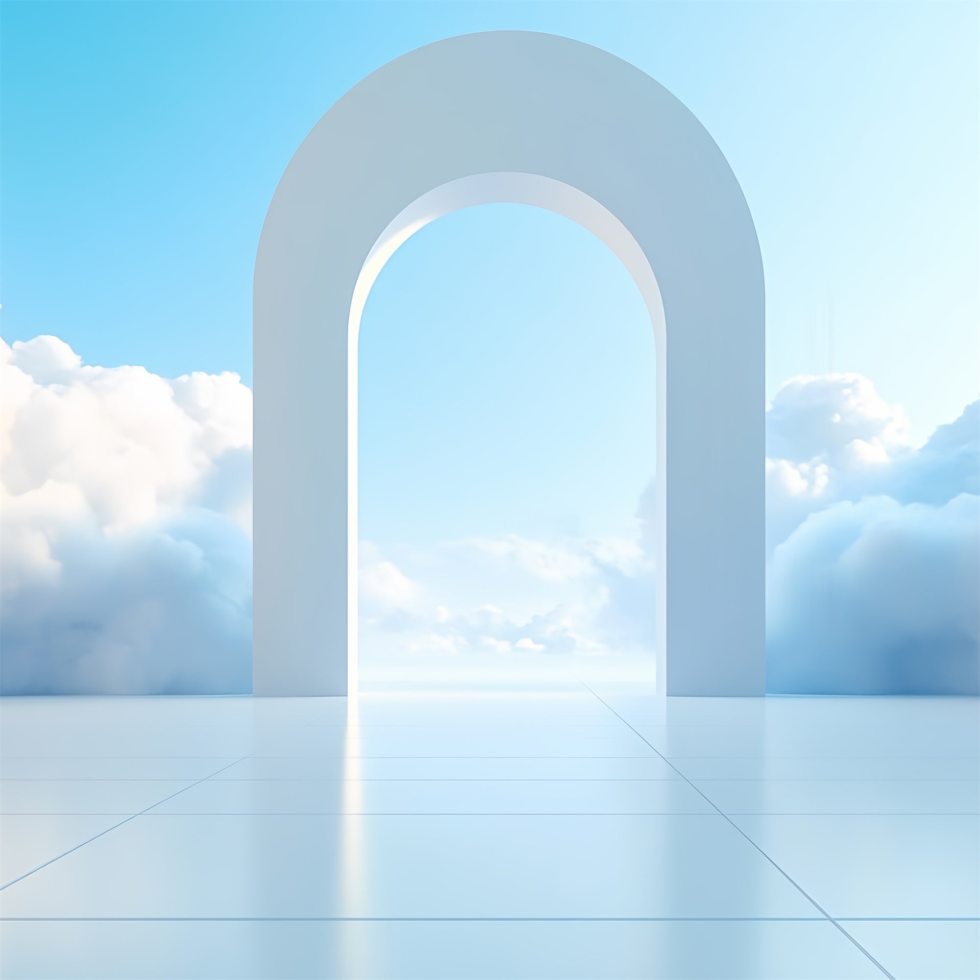 Blue Sky Backdrops Fantasy Sky Arch Cloud Backdrop CSH4-256
