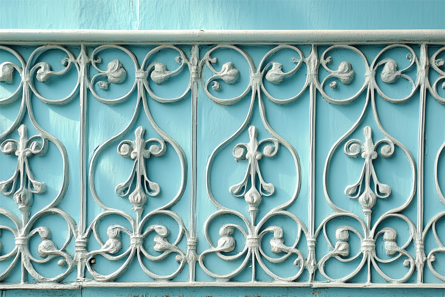 Vintage Wall Backdrop Iron Grille Fence Backdrop CSH4-278
