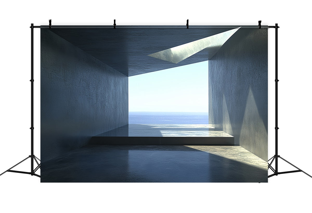 Architecture Backdrop Clean Line Architecture Sea Backdrop CSH4-408