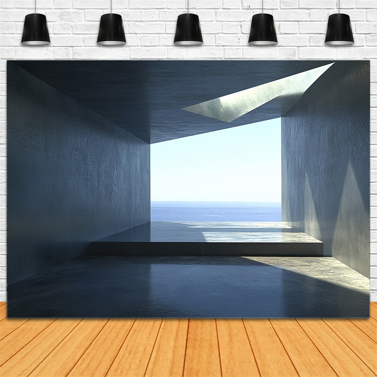 Architecture Backdrop Clean Line Architecture Sea Backdrop CSH4-408