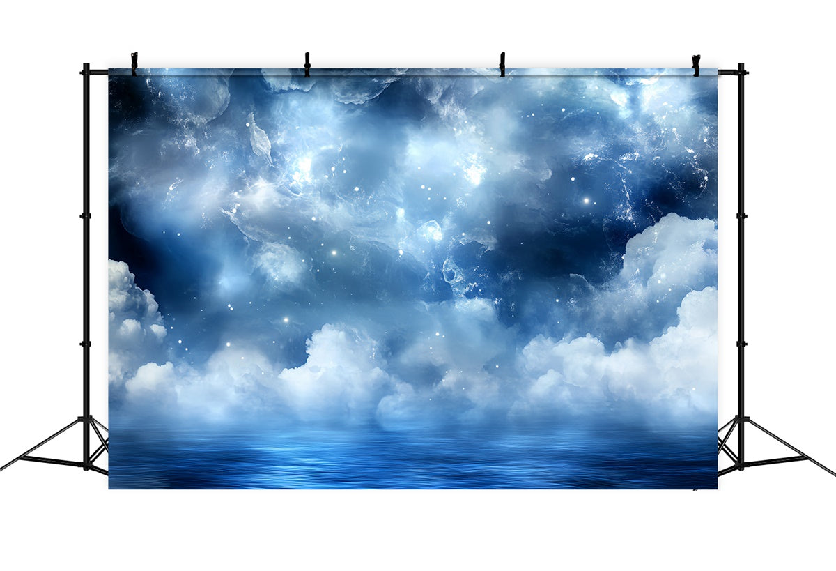 Summer Photo Backdrop Dreamy Sky Ocean Glow Backdrop CSH5-115