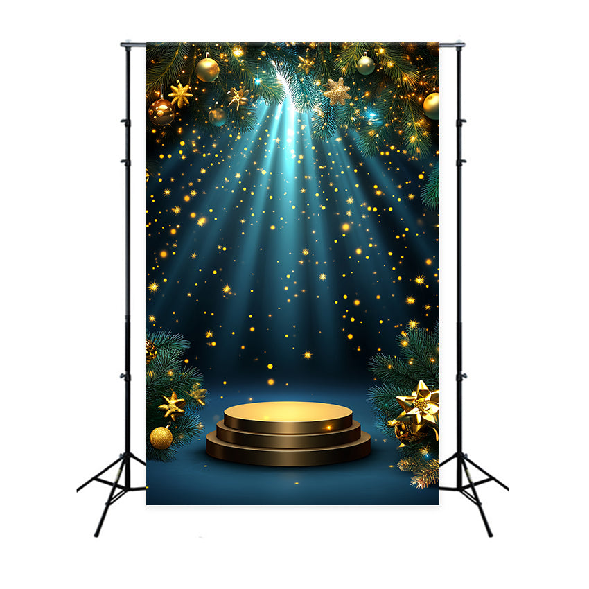 Christmas Stage Backdrops Sparkling Stage Glow Backdrop CSH5-150