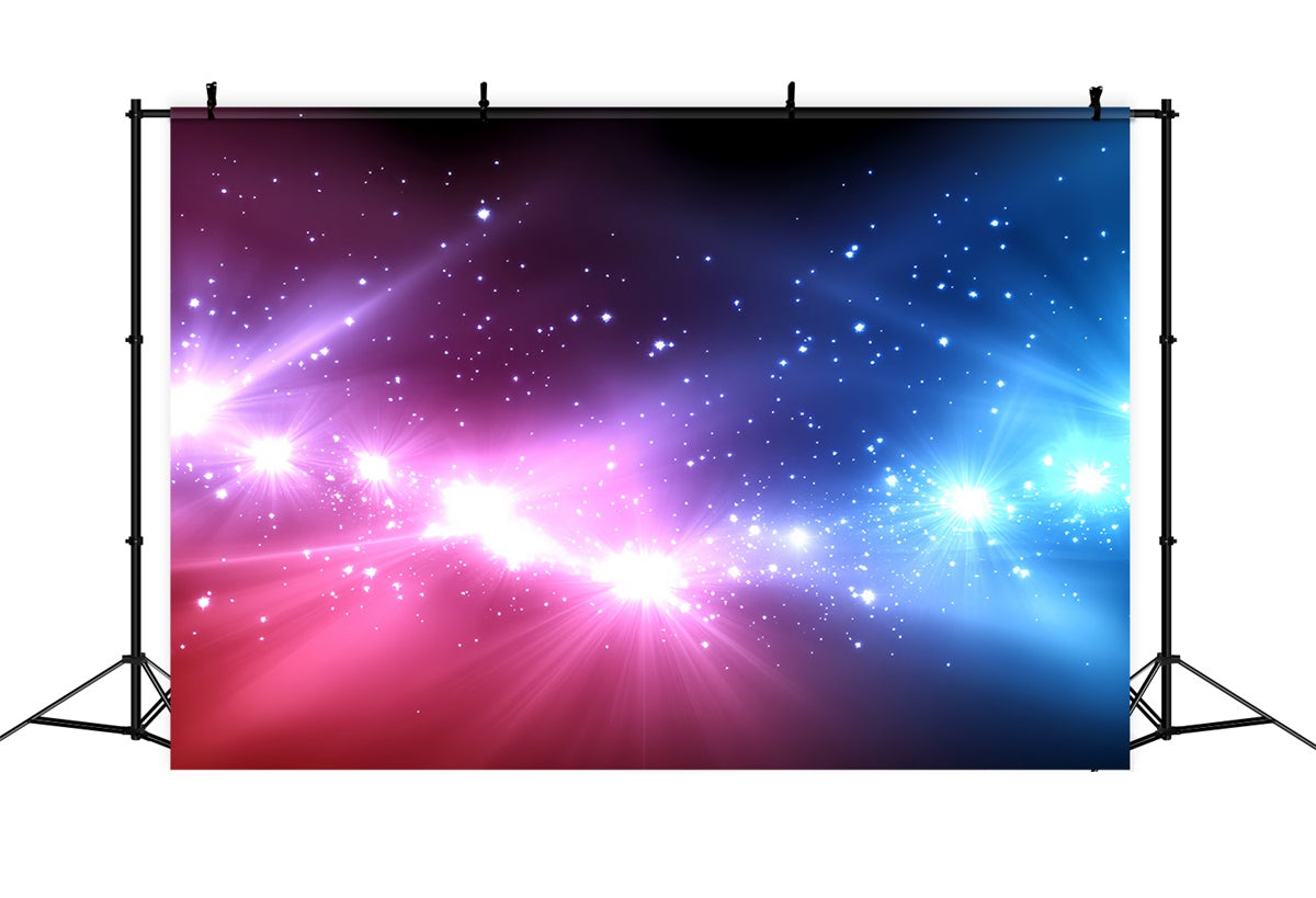 Stage Backdrops Pink Blue Twinkle Night Backdrop CSH5-157