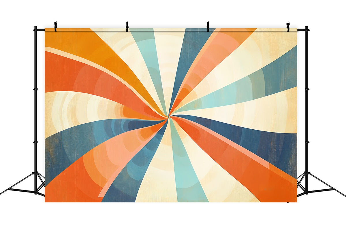 70s Backdrop Psychedelic Spin Swirl Vintage Backdrop CSH5-174