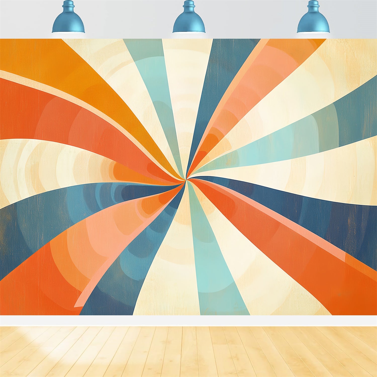 70s Backdrop Psychedelic Spin Swirl Vintage Backdrop CSH5-174