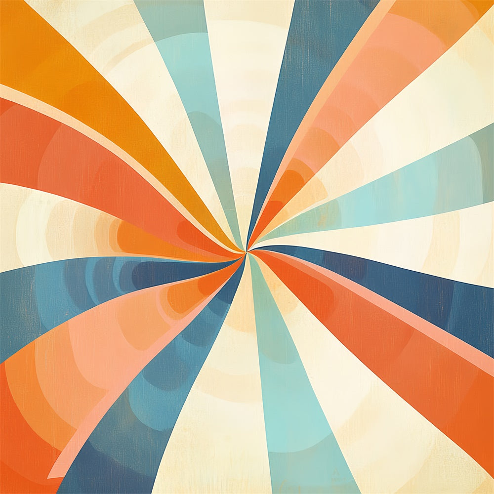 70s Backdrop Psychedelic Spin Swirl Vintage Backdrop CSH5-174