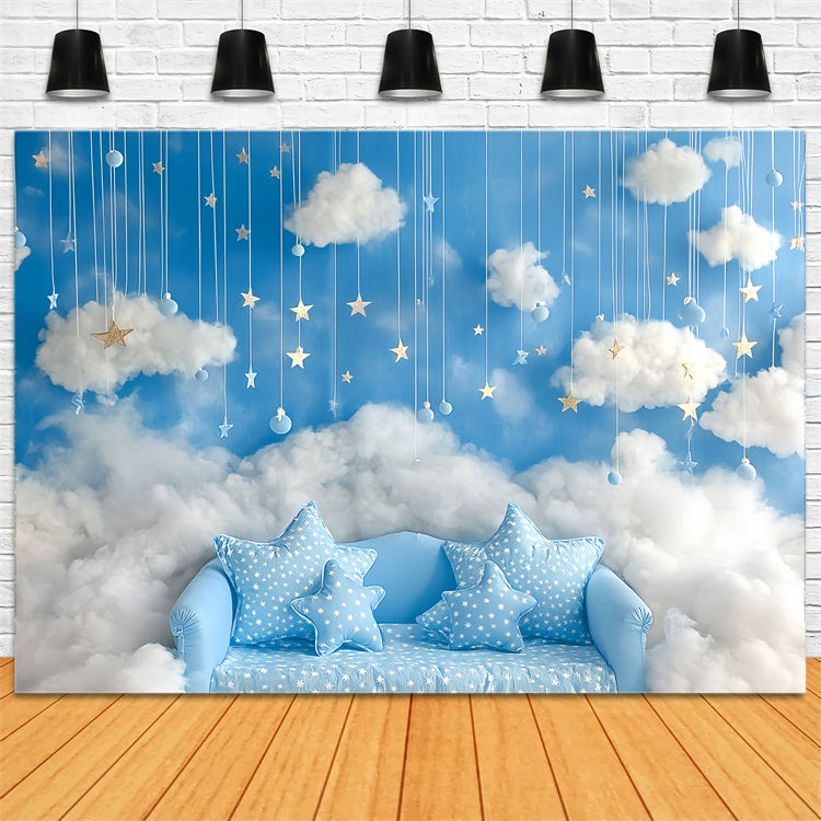 Newborn Photography Backdrop Dreamy Floating Cloud Backdrop CSH5-258