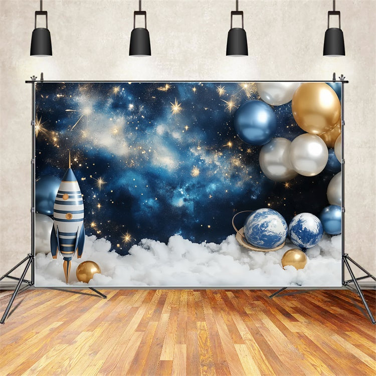 Newborn Photography Backdrop Galaxy Explorer Baby Backdrop CSH5-264