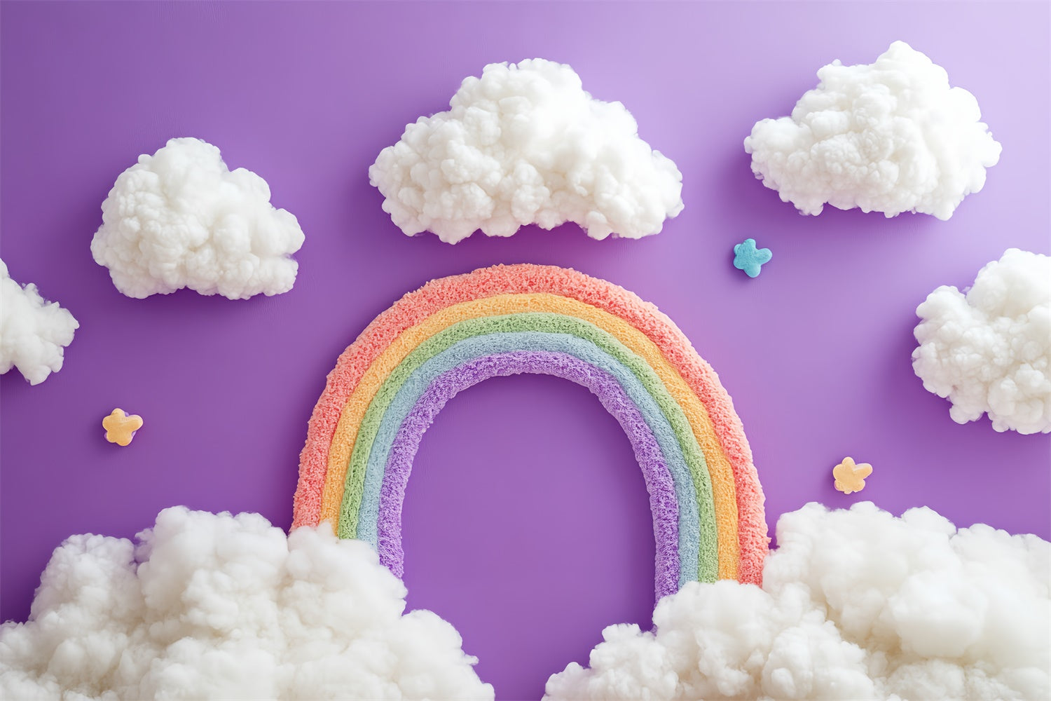 Rainbow Photo Backdrop Cloud Arch Fantasy Kids Backdrop CSH5-265