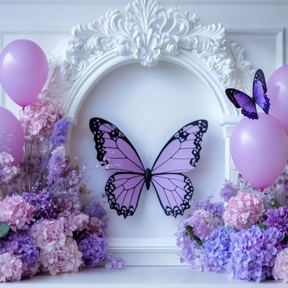 Butterfly Backdrops Pastel Butterfly Elegance Kids Backdrops CSH5-277