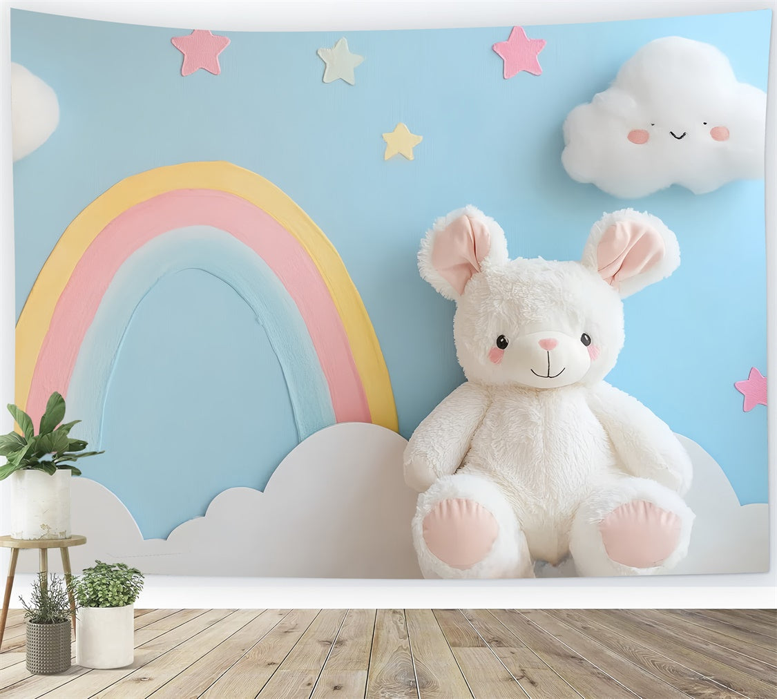 Newborn Photoshoot Backdrop Playful Sky Dream Backdrop CSH5-279