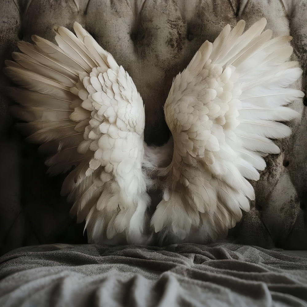 Children Backdrops Dream Angel Feather Wings Backdrop CSH5-294