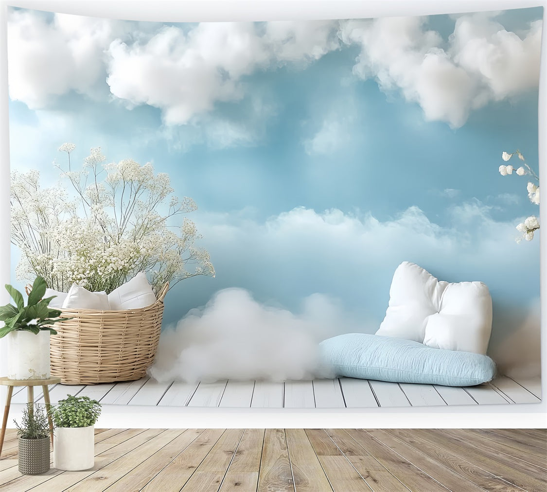 Newborn Photoshoot Backdrop Dreamy Sky Comfort Backdrop CSH5-315