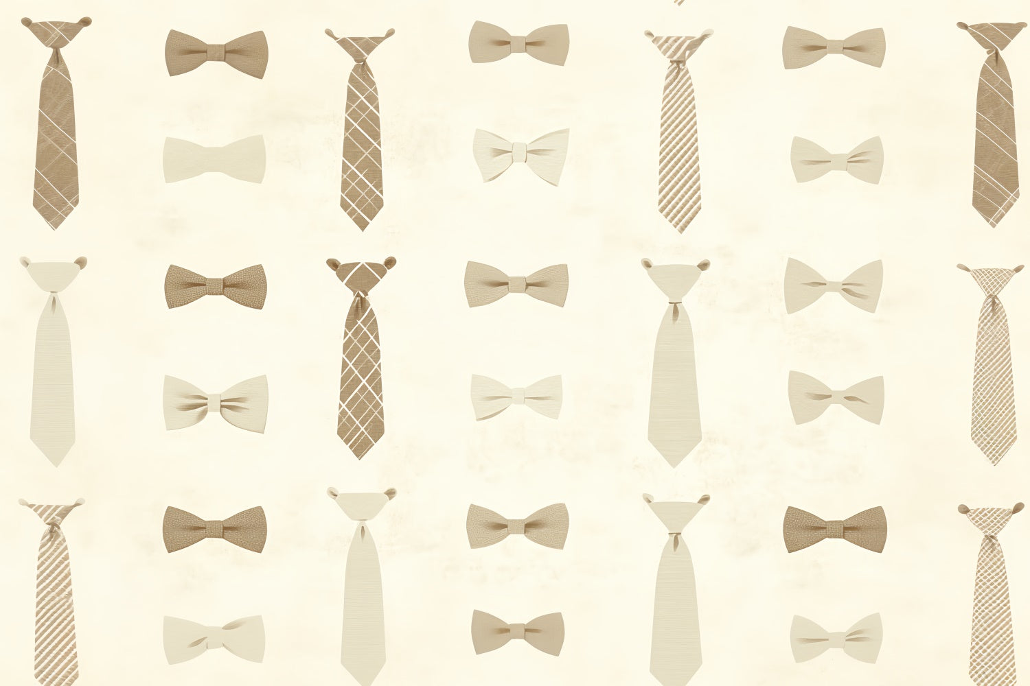 Backdrops For Father's Day Beige Tie Pattern Backdrop CSH5-35