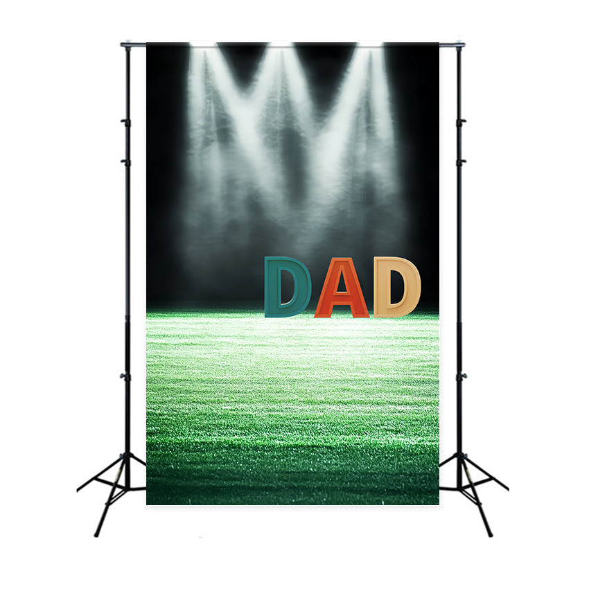 Father's Day Backdrop Spotlight Stadium Field Backdrop CSH5-46