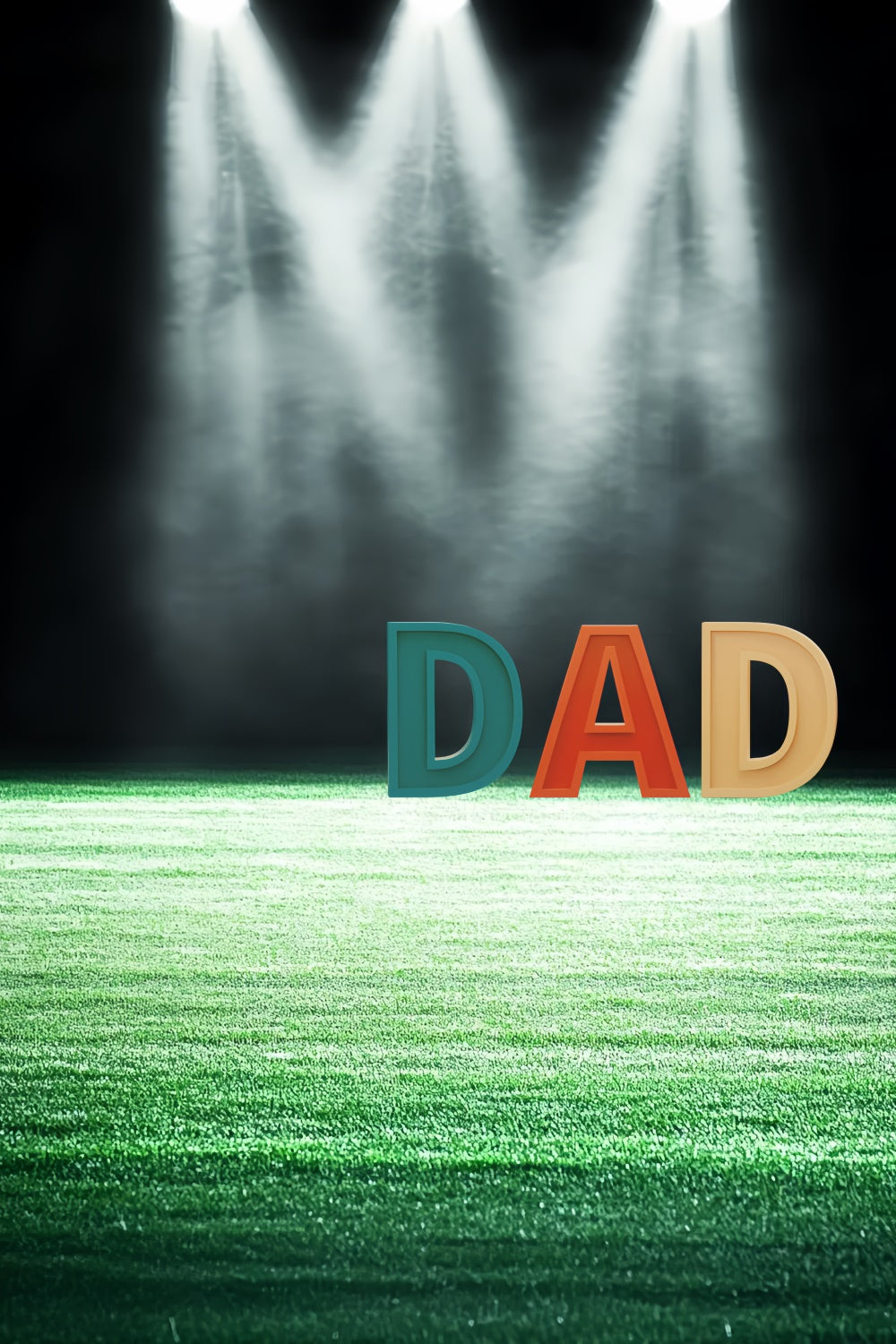 Father's Day Backdrop Spotlight Stadium Field Backdrop CSH5-46