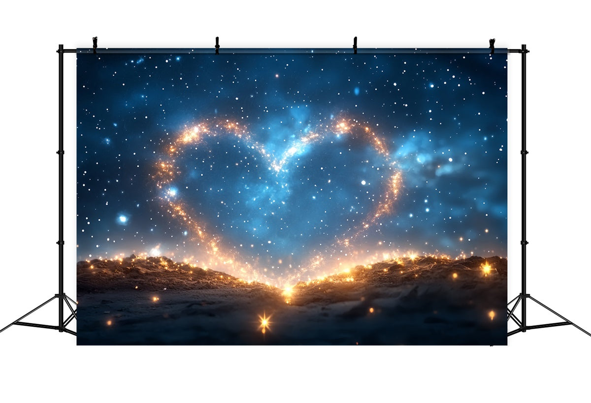 Fathers Day Backdrop Ideas Galactic Heart Starry Backdrop CSH5-66