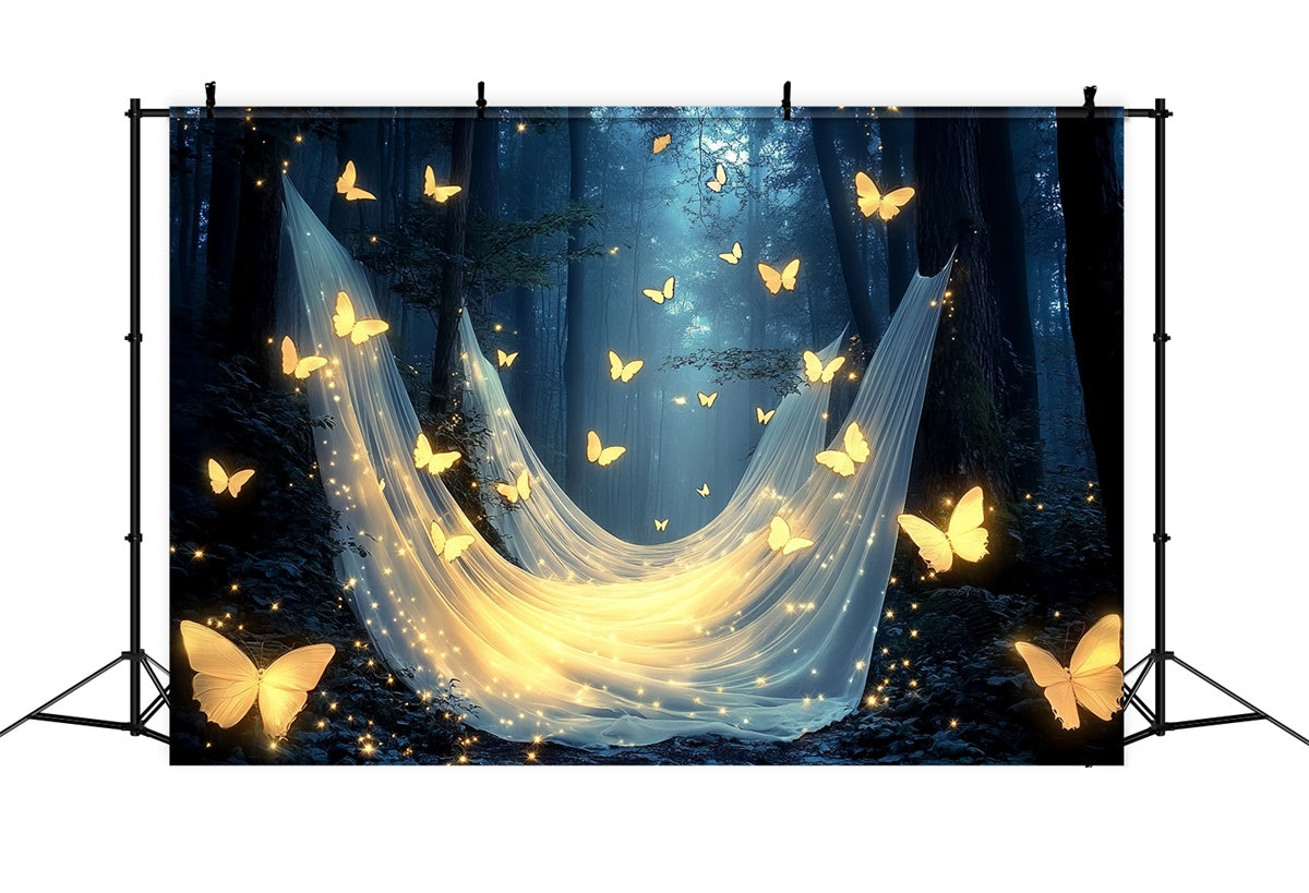 Butterfly Backdrops Magic Glow Forest Summer Backdrop CSH5-86