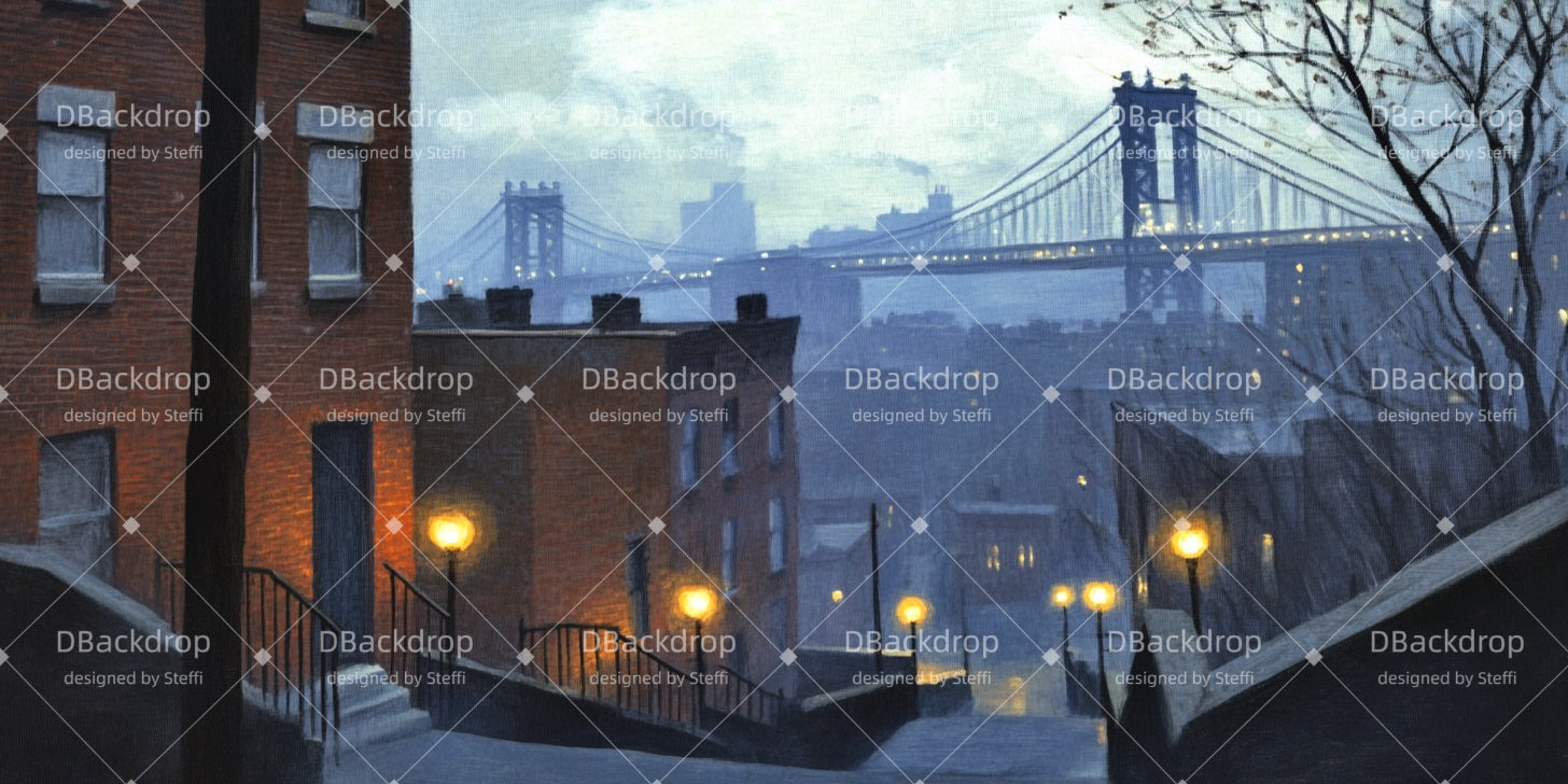 Performance Backdrops NYC at Dusk Movie Theater Backdrop CSH510-T35