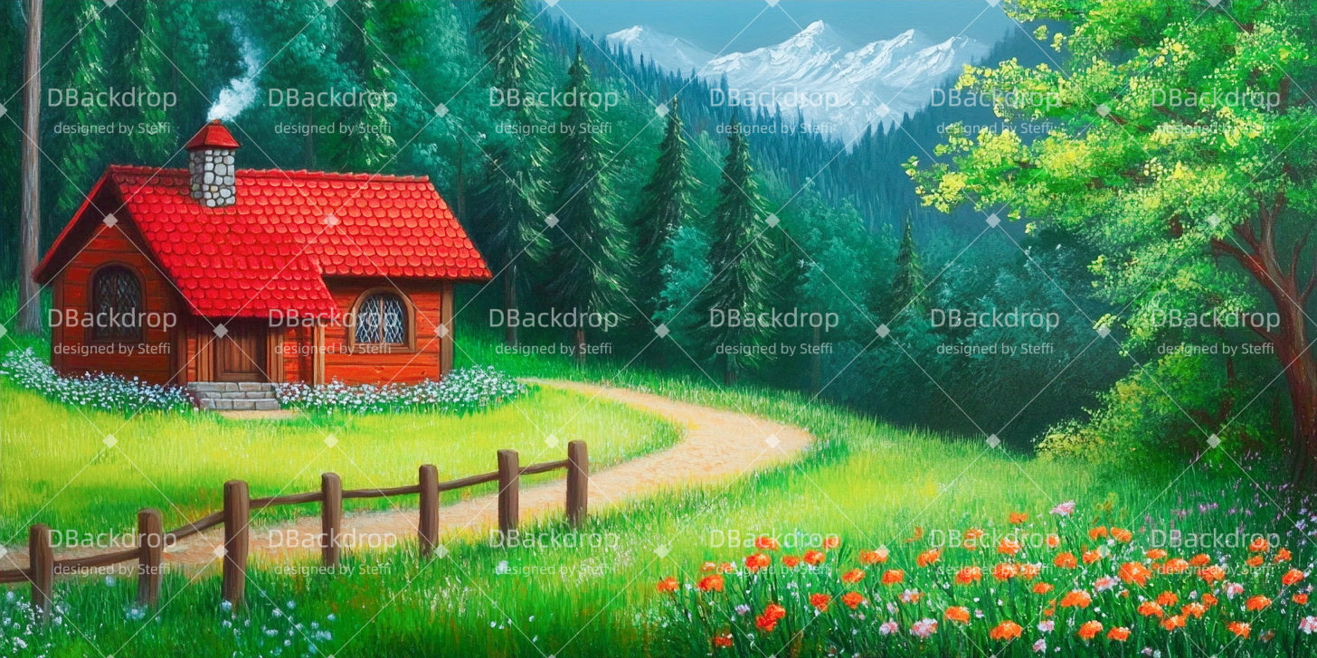 Dance Backdrop Bell's House Professional Stage Backdrops CSH510-T83