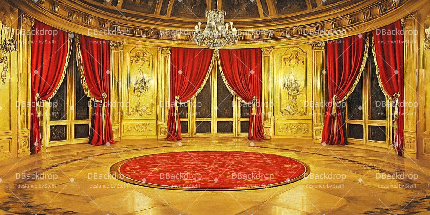Theater Stage Backdrop Castle Hall Professional Stage Backdrops CSH510-T86