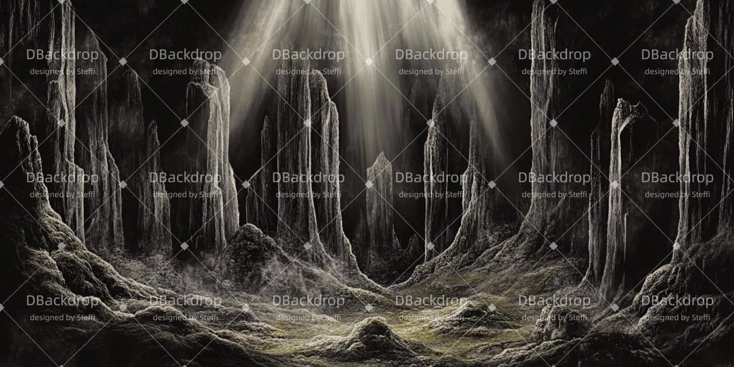 Theatre Stage Backdrop Dragon Cave Stage Backdrop Ideas CSH511-T26