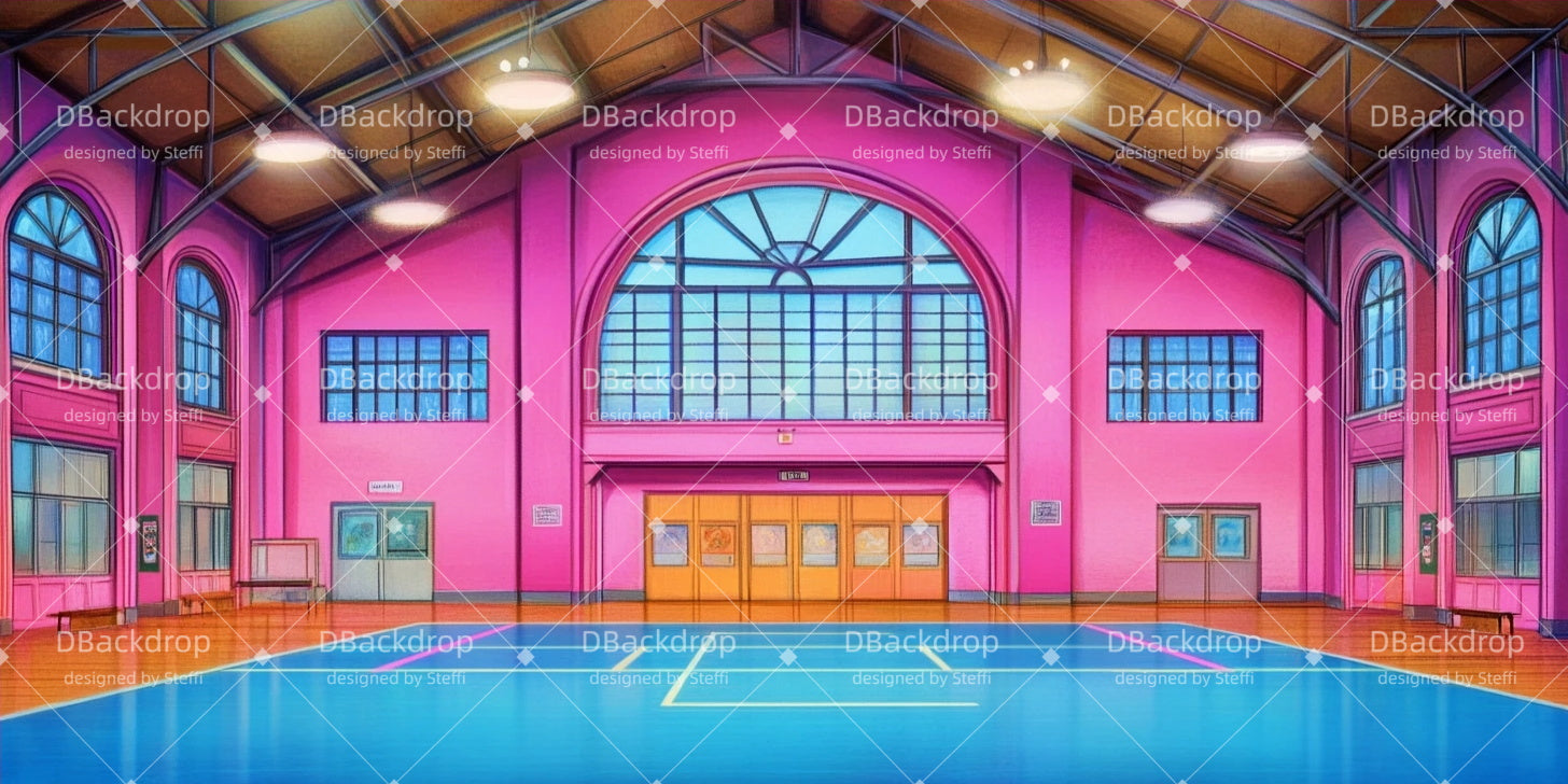 Theater Stage Backdrop School Gymnasium Backdrops For Theater CSH511-T62